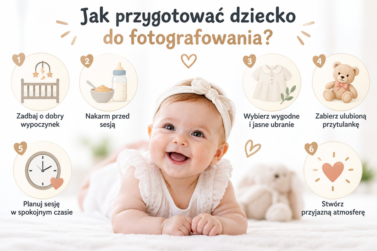 Jak przygotować dziecko do fotografowania