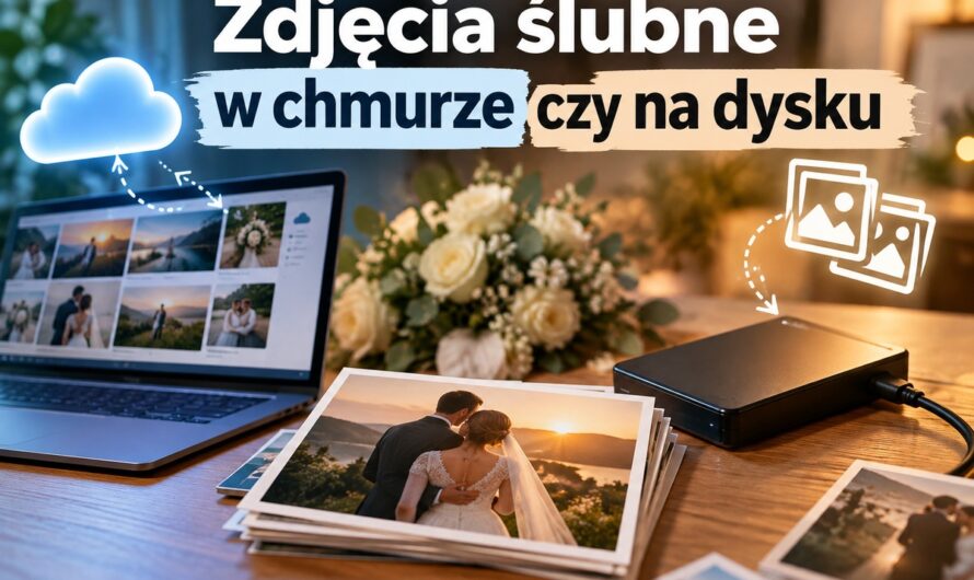 Zdjęcia ślubne w chmurze czy na dysku – jak przechowywać je przez lata